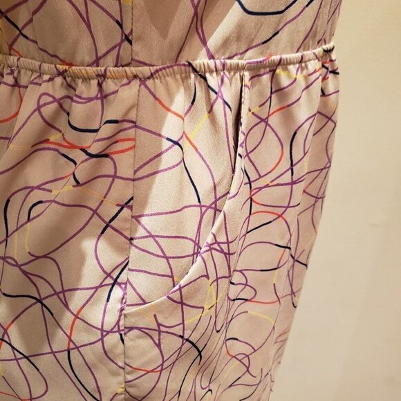 LUSH Abstract Creme Mini Dress - Picture 3 of 5